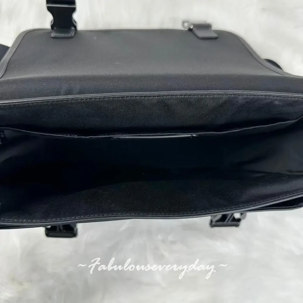 Coach Men Racer Messenger Bag Crossbody In Leather/Qb/Black CU110 NWT